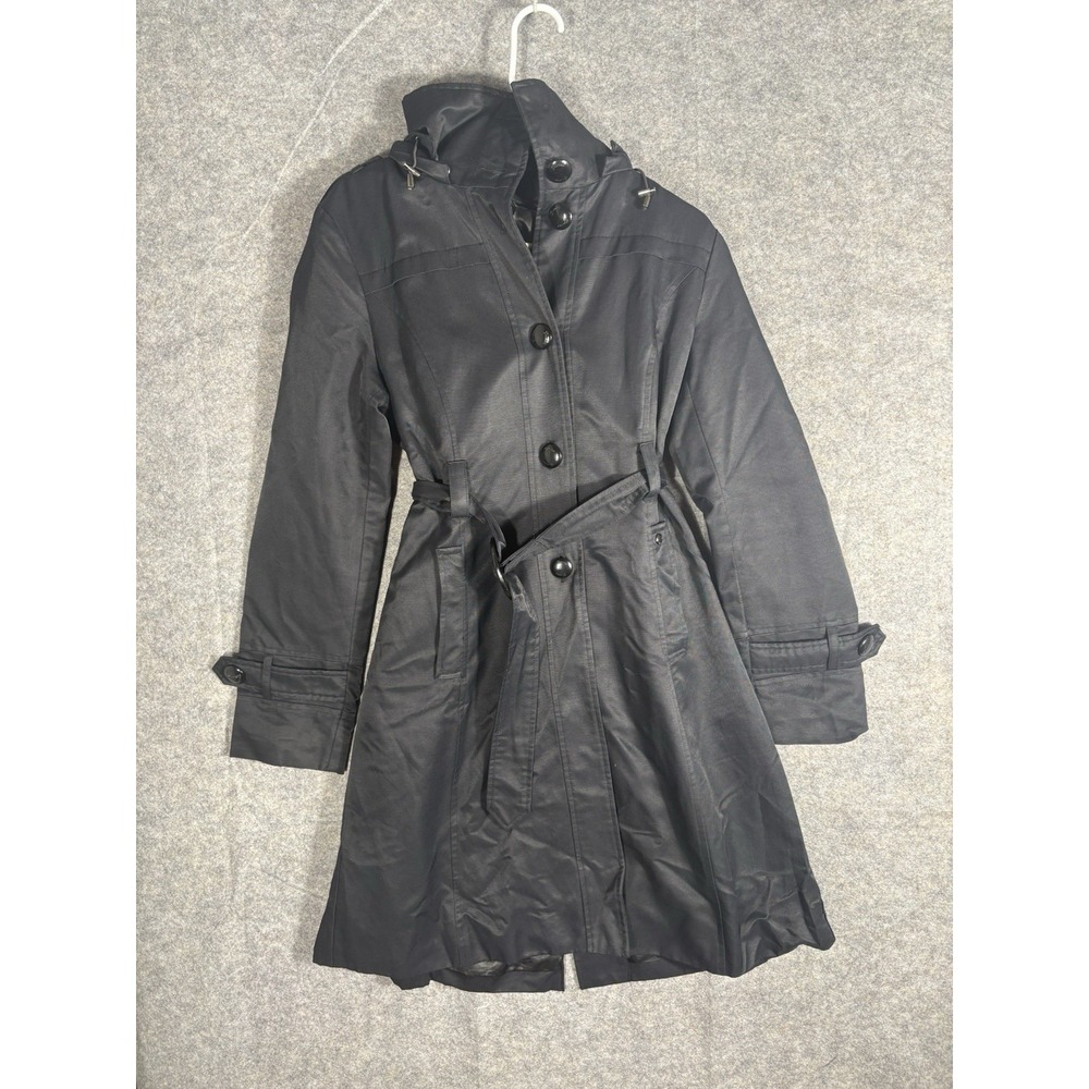 Guess Black Coat Women's Elegant, Length 37" Size MM See Details For Size‎